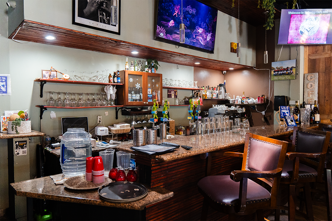 Industry House bar area